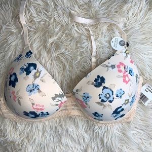 Lucky Brand Nude floral 34C bra